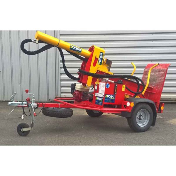 Fendeuse à bûches thermique sur remorque 18 tonnes - RABAUD 70067D