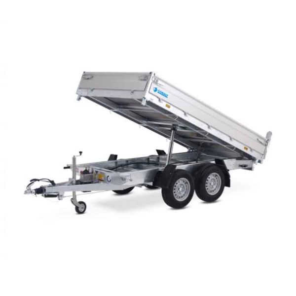 Remorque tri-benne PTAC 2,7 tonnes